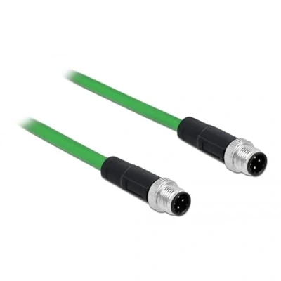 Afbeelding van M12 4 pins D gecodeerde industriële netwerk verlengkabel Profinet / TPU PUR 1 meter