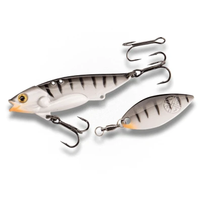 Afbeelding van LMAB Köfi Techno Vibe Spinnerblade Bladpilker White Tiger 15g Spinner