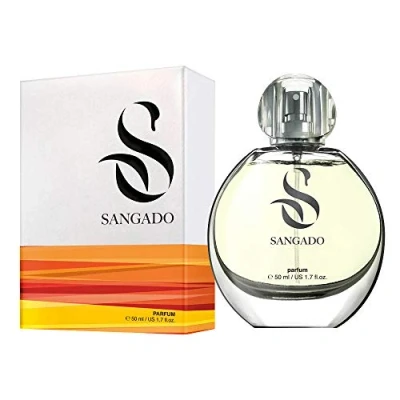Afbeelding van SANGADO Hyazinthe Damesgeur, 8 10 uur, langdurig, luxe geur, frisse bloem, frisheid, zijde, lekker, extra geconcentreerd (parfum), ideaal cadeau voor dames, spray 50 ml
