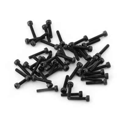 Afbeelding van M3 zwarte zeskantboutenset, 12,9 kwaliteit koolstofstaal, accessoires voor reparatiegereedschap, 4 50 mm, hoge sterkte (M3 x 16 stuks/verpakking)