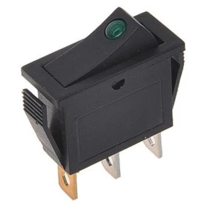 Afbeelding van Pro Plus Wipschakelaar LED 10 x 25 mm 12 en 24 Volt Max. Ampère Groen