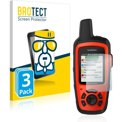 Afbeelding van BROTECT Screenprotector voor Garmin inReach Explorer+ Folie Beschermfolie Beschermglas transparant (3 Stuks)