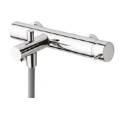Afbeelding van Waterevolution Flow badmengkraan met handdoucheset PVD geborsteld Gun Metal T130GME