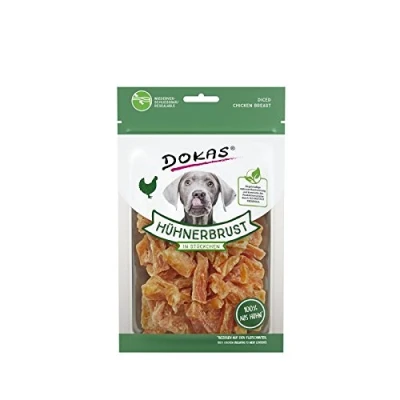 Afbeelding van Dokas Hunde Snack Hühnerbrustfilet in Stückchen 10x70g