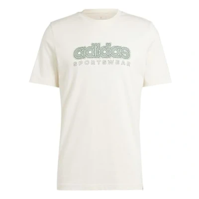 Afbeelding van adidas Sportswear Growth Tshirt print, Heren, Maat: Large, White
