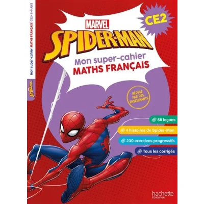 Image de Disney Marvel Spider Man Mon super cahier Maths Français CE2