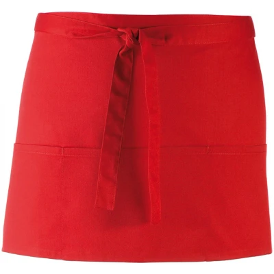 Afbeelding van Premier Colours&#039; 3 Pocket Apro PR155 Red