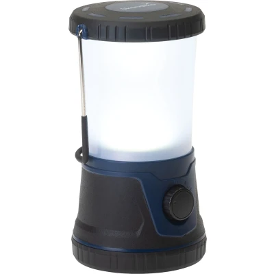Afbeelding van Skandika Talvik Campinglamp Tentlampen LED lamp, 1500 lumen, oplaadbaar, 4400 mAh, traploos dimbaar, powerbank functie Lamp voor camping, outdoor, wandelen noodverlichting [Energieklasse A+] 530 g 10 x 19 cm (LxBxH) donkerblauw