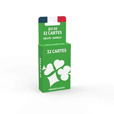 Image de La Ducale Cartamundi France Jeu de 32 Cartes belote, Manille, Poker Menteur