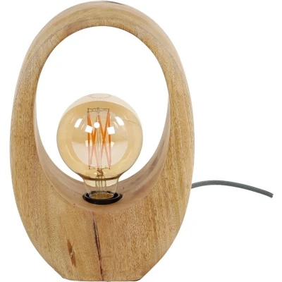Afbeelding van AnLi Style Tafellamp 1L Arch wood