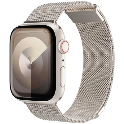 Afbeelding van Vonmählen Milanese Loop 2 bandje voor de Apple Watch 38/40/41/42 mm Champagne