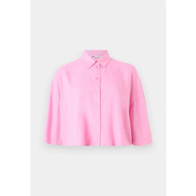 Afbeelding van ONLY Onlastrid LIFE CROP Shirt Overhemdblouse, Dames, Maat: XL, Begonia pink