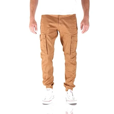 Afbeelding van Jack &amp; Jones Junior Jjipaul Jjflake AKM 542 NOOS Cargobroek voor kinderen, Maat: 140, Beige