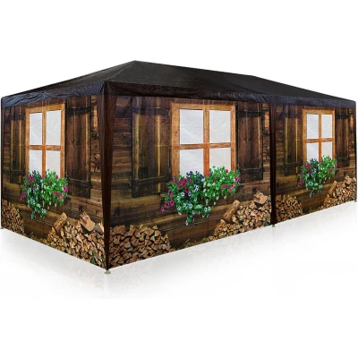 Afbeelding van Partytent Feesttent skihut alpenhut 3x6 mtr