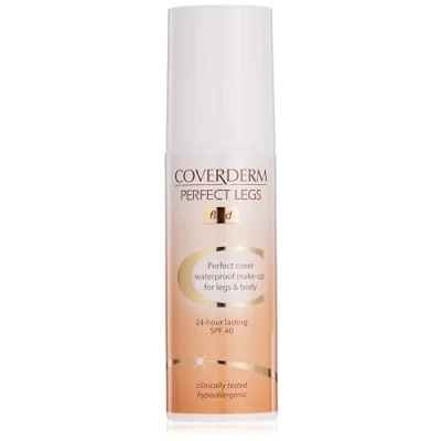 Afbeelding van Coverderm Perfect Legs Vloeibare Make up voor Benen en Lichaam Nr. 50 Ivoor 75 ml