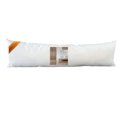 Afbeelding van GM Soft Cloud Bedkussen, 40 x 145 cm, slaapkussen, 1 stuk, hoes van 100% fris katoen, hypoallergeen en ademend, gemaakt in Italië