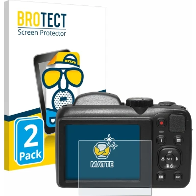 Afbeelding van BROTECT Screenprotector voor Kodak Pixpro AZ255 Folie Beschermfolie matte (2 Stuks)
