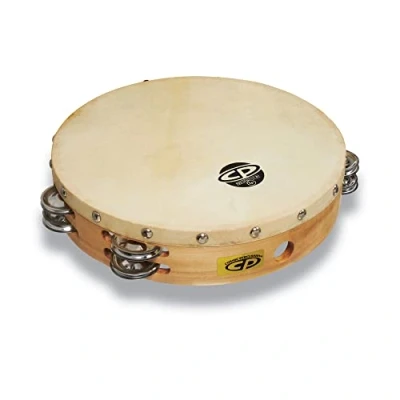 Image de Percussions Lp Latin Percussion Cp380 Tambourins Cp Bois 10 Double Rangee Tambourin Tamborim