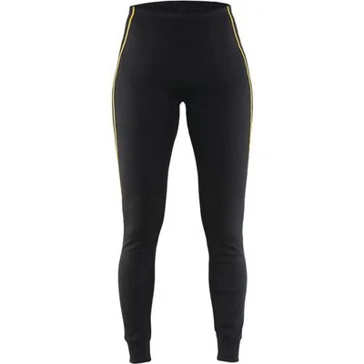 Image de Bas de sous vêtement retardant flamme laine merinos femme noir