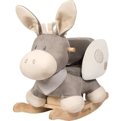 Image de Nattou Bascule Fille et Garçon 10 36 Mois Cappuccino âne beige
