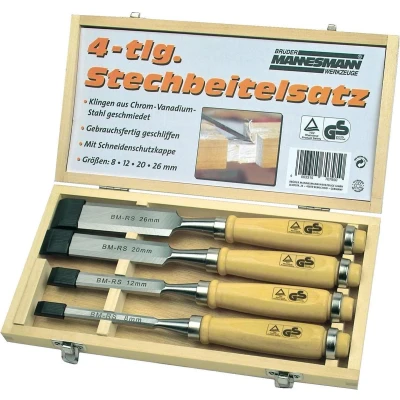 Afbeelding van Brüder Mannesmann 66104 4 delige Beitelset 8 26mm