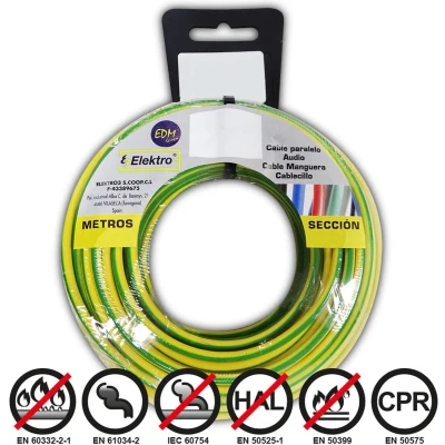 Afbeelding van Kabel Coaxiale Antenne TV EDM 15 m 1,5 mm