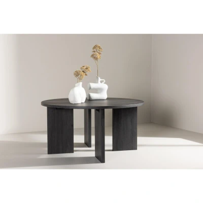 Afbeelding van Elisabetta ronde salontafel ø80 cm zwart