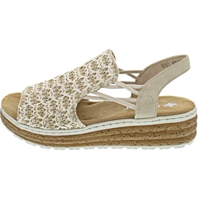 Afbeelding van RIEKER 62741 60 Sandaal beige maat 39