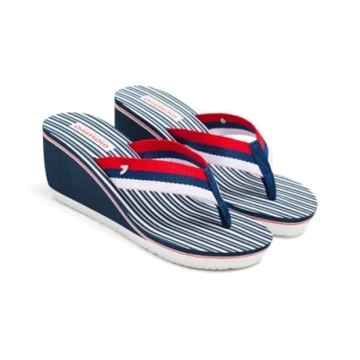 Afbeelding van GIOSEPPO 48666 plateausandalen voor dames, Marineblauw 000