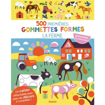 Image de 500 premières gommettes formes La Ferme