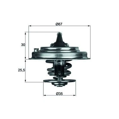 Afbeelding van Mahle Original Thermostaat TX 30 71D