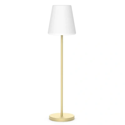 Afbeelding van Newgarden Lola Slim 180 Solar vloerlamp messing