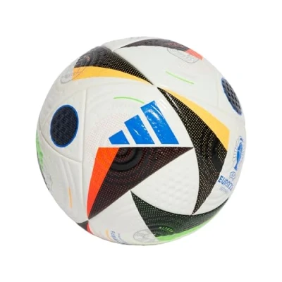 Afbeelding van Adidas Euro 24 Pro Voetbal White Black Glow Blue Kopen