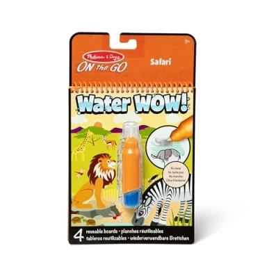 Image de Melissa &amp; Doug Planche à colorer l&#039;eau Safari d&#039;activités Voyage 3+ Cadeau pour garçons ou filles