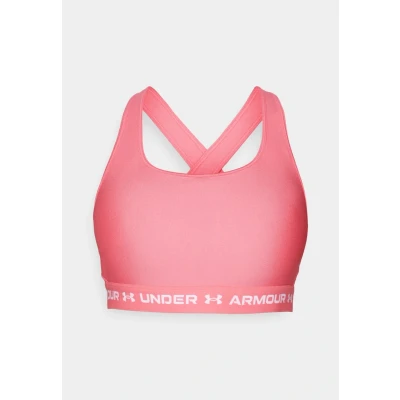 Afbeelding van Under Armour Crossback MID BRA Sportbh met medium support, Dames, Maat: XS, Super pink/white