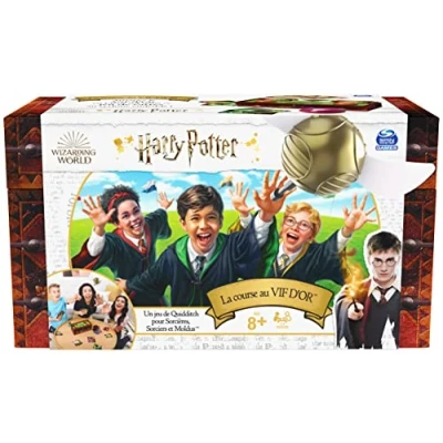 Afbeelding van Harry Potter 6063463 Reproductie van de Zwerkbalkist Snelheids en actiespel met kaarten punten