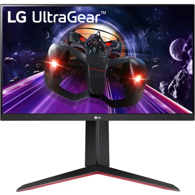 Afbeelding van LG Electronics Ultragear 24GN650 B 24 inch gaming monitor IPS 1ms GTG 144Hz, formaat 16:9, FHD resolutie 1920 x 1080, HDR 10, sRGB 99% (AMD Freesync Premium), zwart en rood