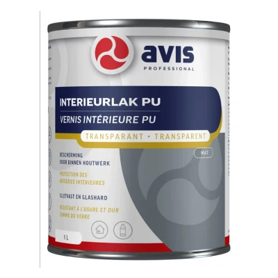 Afbeelding van Avis Polyurethane Mat 1 liter Blanke lak &amp; Beits