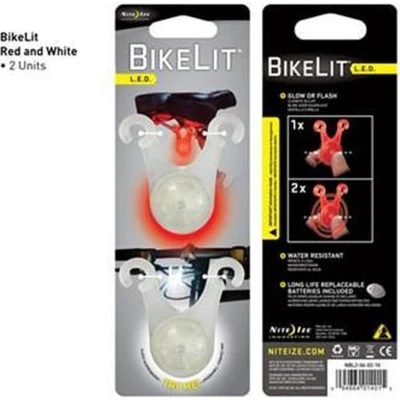 Afbeelding van Nite Ize BikeLit White/Red 2Pack Fietsverlichting Wit