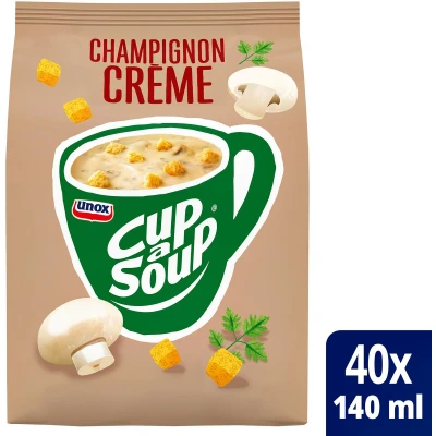 Afbeelding van Cup a Soup Unox machinezak champignon crème 140ml