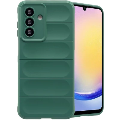 Afbeelding van imoshion Hoesje Geschikt voor Samsung Galaxy A26 Siliconen EasyGrip Backcover Donkergroen