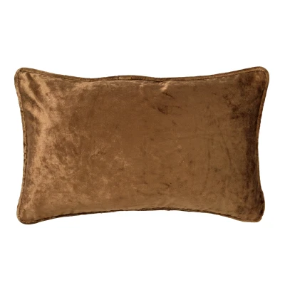 Afbeelding van Hoii CHLOE Sierkussen 30x50 cm Tobacco Brown Bruin met duurzame kussenvulling