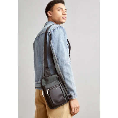 Afbeelding van bugatti Crossbody BAG Schoudertas, Heren, Maat: One Size, Anthrazit/anthracite