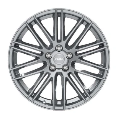 Afbeelding van RIAL 5 gat 20duim 127mm lichtmetalen Velg KiboX gun metal grey KIBX 902052D17 9