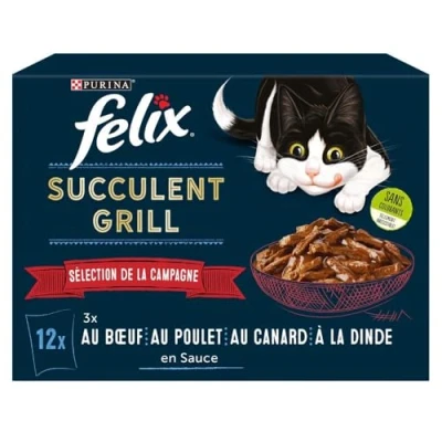 Afbeelding van Felix Heerlijke reepjes Farm selectie in saus 12x80g