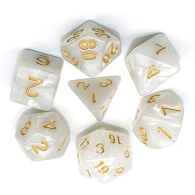 Afbeelding van BOBOZHONG veelvlakkige dobbelstenen, 7 stuks JDR voor kerkers en draken RPG MTG Pathfinder andere tafelspellen