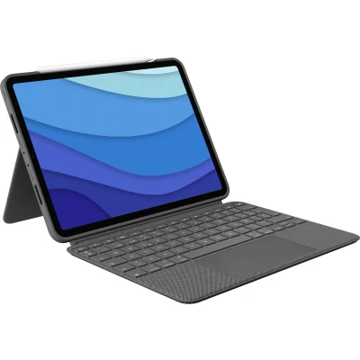 Afbeelding van Keyboard Case voor iPad + Logitech Pro 11 2020 Grijs QWERTY Spaans