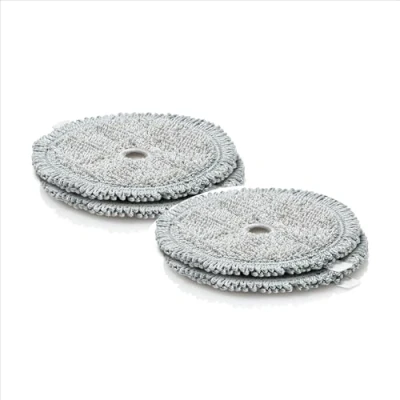Afbeelding van Bosch Microvezel reinigingsdoekjes voor Unlimited 7 ProHygienic Aqua stofzuiger, machinewasbaar, grijs, BHZUPAD1