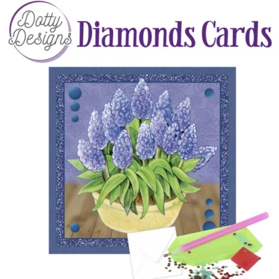 Afbeelding van Dotty Designs Diamond Cards Hyacinth