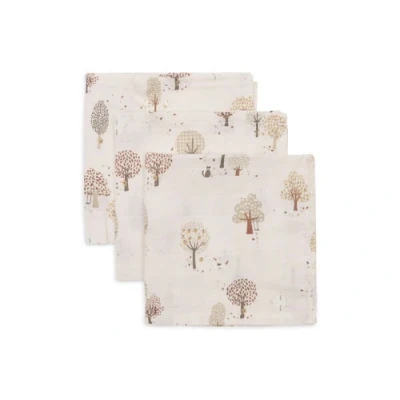 Afbeelding van Jollein Monddoekje Hydrofiel 31x31cm Tiny Park 3 Stuks Multicolor